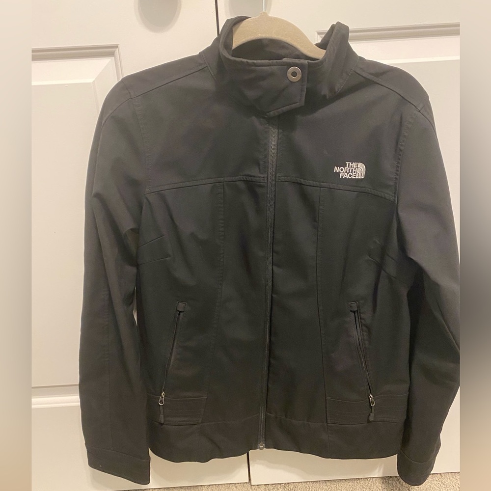 The North Face Windwall Soft Shell Zip Jacket-Black